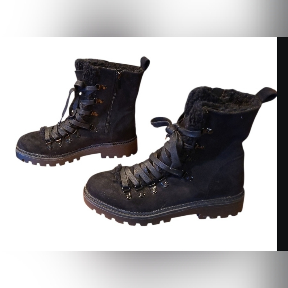 Scoop Laceup Combat Style Boots - Picture 3 of 7